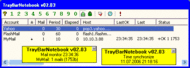 TrayBarNotebook with EMail monitor screenshot